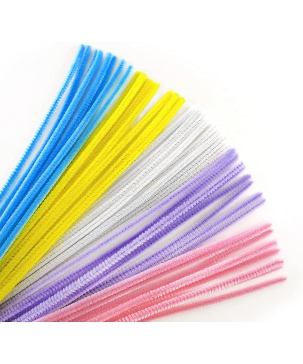 Pastel Spring Colors Fuzzy Craft Sticks Pipe Cleaners 40 Count 12 Inches Long $14.85 Craft Pipe Cleaners