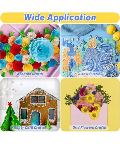 2 Pack 240ml Jigsaw Puzzle Glue with New Sponge Head Suitable for 1000/3000/5000 Pieces of Paper and Wood Puzzle Clear Water-...