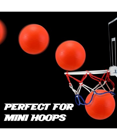 3 Pcs 5.5 Inch Mini Basketball Kids Replacement Basketball with Pump and Needle Orange Toddler Basketball for Indoor Basketba...