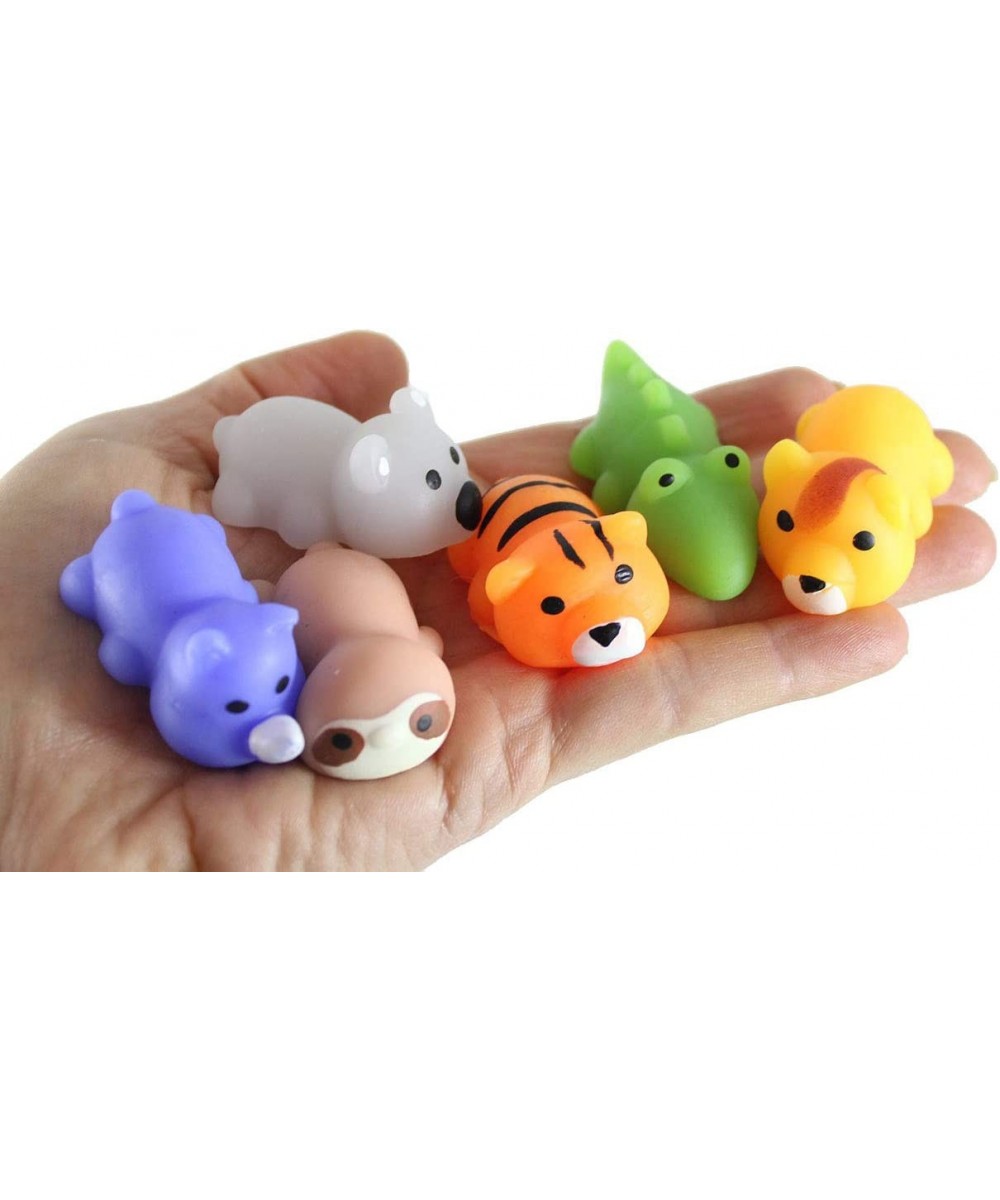 Set of 6 Cute Zoo Animal Mochi Squishy Animals - Kawaii - Cute Individually Wrapped Toys - Sensory Stress Fidget Party Favor ...