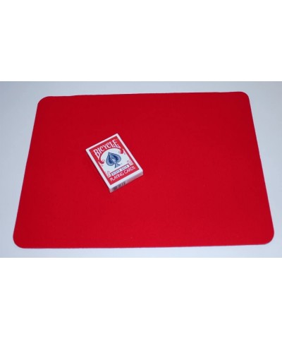 Close-up Magic Pad Table Mat for Card Tricks and Coin Illusions - 12 by 17 Inches - with 13 Tricks (Red) $18.90 Magic Kits & ...