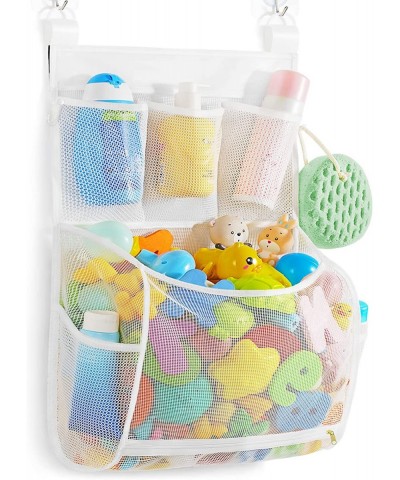 Baby Mesh Bath Toy Organizer Multiple Ways to Hang Ultra Large Capacity & Large Opening Bathroom Toy Holder Bath Toy Storage ...