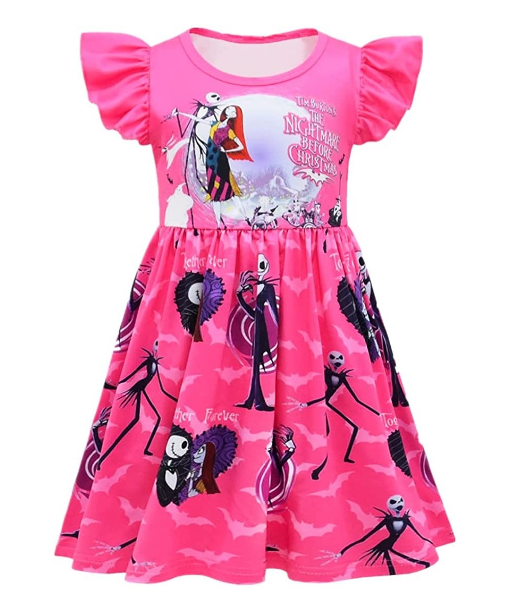 Sally Costume Dress Girls Nightmare B4 Christmas Halloween Kids Cosplay Dresses $26.82 Kids' Costumes