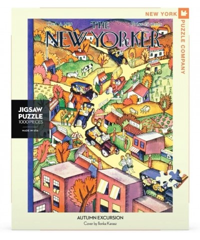 New Yorker Autumn Excursion - 1000 Piece Jigsaw Puzzle $44.15 Jigsaw Puzzles