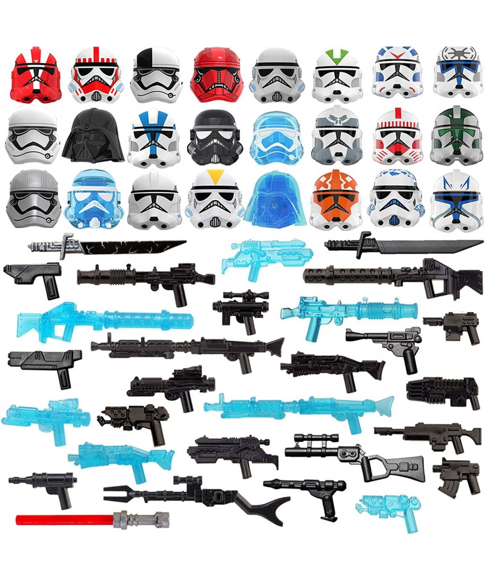 Minifigures Weapon Pack Space War Sci-fi Style Armor Helmet Masks Vest Weapon Accessories Compatible with Lego Stars Wars Min...