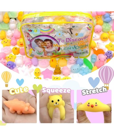 80 Pcs Kawaii Squishies Valentines Day Mochi Squishy Toys for Kids Party Favors Mini Squishys for Boys Girls Fidget Stress Re...