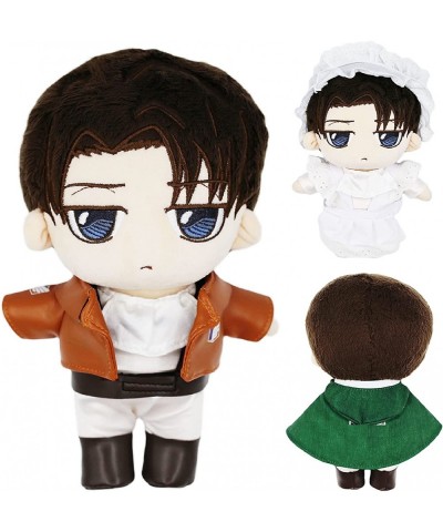 9"/23cm LEVI Plush Cute Anime AOT Plushie with Changeable Doll Clothes $44.16 Plush Figure Toys