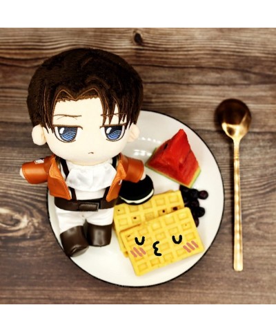 9"/23cm LEVI Plush Cute Anime AOT Plushie with Changeable Doll Clothes $44.16 Plush Figure Toys