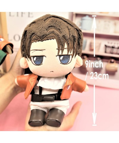 9"/23cm LEVI Plush Cute Anime AOT Plushie with Changeable Doll Clothes $44.16 Plush Figure Toys