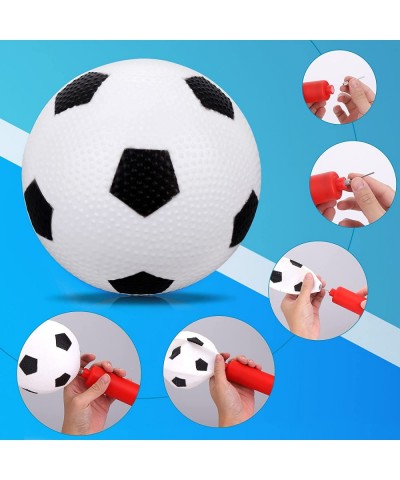 2 Pack Mini Soccer Ball 5.5inch Soft Foosballs Mini Black and White Soccer Balls Outside Sport Soccer Ball Beach Balls with A...