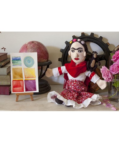 Frida Kahlo Doll - 11" Soft Stuffed Plush Little Thinker $41.79 Plush Figure Toys