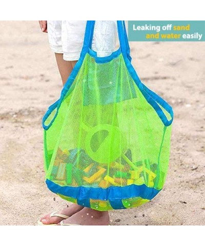 2 Packs Mesh Beach Bag Extra Large Beach Bag Tote Bag for Holding Beach Toys Children’s Toys Towels Picnic Market Grocery Bea...