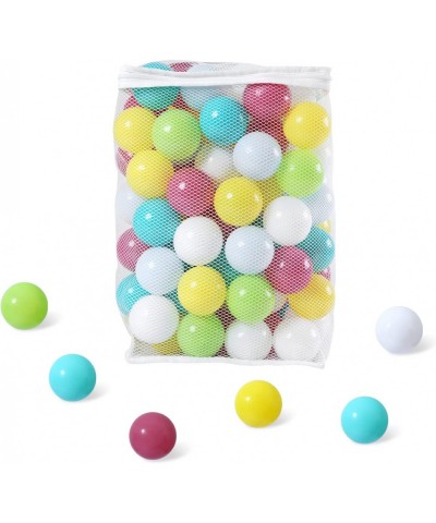 Ball Pit Balls Plastic Balls 100 Pack Includes a Reusable Storage Bag with Zipper Colorful Toy Balls Great Gift for Toddlers ...