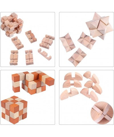 Brain Teaser Puzzle for Kids Adults Puzzle Games Wooden and Metal 3D Unlock Interlocking Puzzle Educational Toy 28Pcs $50.33 ...