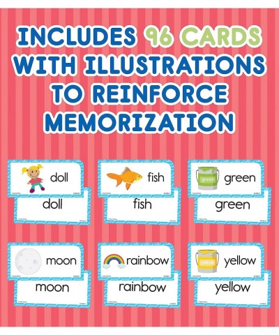 Carson Dellosa Basic Picture Words Flash Cards—Grades K-2 Word and Sound Recognition Skills With Sight Words Phonics Practice...