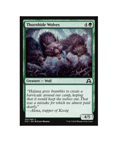 Thornhide Wolves (232/297) - Shadows Over Innistrad - Foil $10.46 Card Games