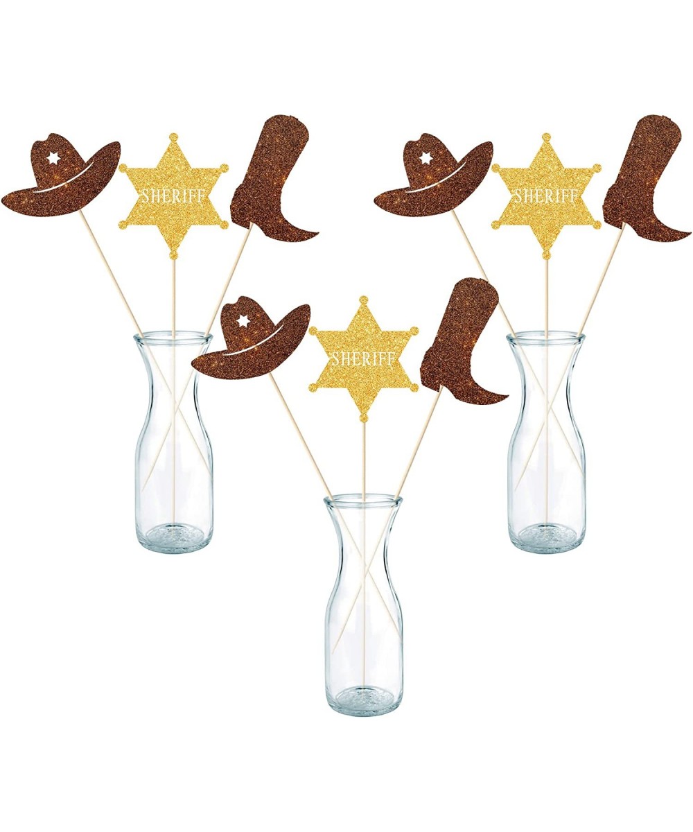 Western Theme Table Topper Western Cowboy Centerpiece Sticks Western Party Supplies 12 Pieces $21.16 Kids' Party Centerpieces