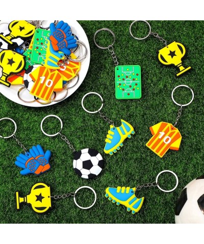 36 Pcs Soccer Acrylic Keychain Blanks Kit Soccer Party Favors Set Include Soccer Ball Jerseys Sneakers Gloves Trophies Soccer...