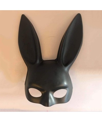 Anime Cosplay Full Face Headwear Japanese Anime Bunny Mask Rabbit Mask Cosplay Mask Party Props Party Mask Props(Matte black)...