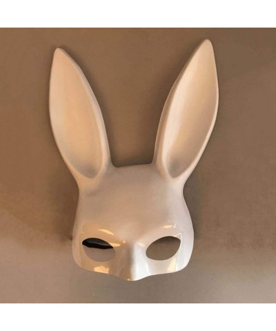 Anime Cosplay Full Face Headwear Japanese Anime Bunny Mask Rabbit Mask Cosplay Mask Party Props Party Mask Props(Matte black)...