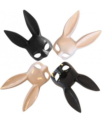 Anime Cosplay Full Face Headwear Japanese Anime Bunny Mask Rabbit Mask Cosplay Mask Party Props Party Mask Props(Matte black)...