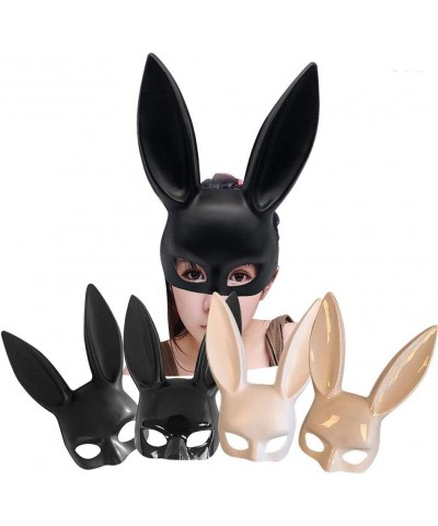 Anime Cosplay Full Face Headwear Japanese Anime Bunny Mask Rabbit Mask Cosplay Mask Party Props Party Mask Props(Matte black)...