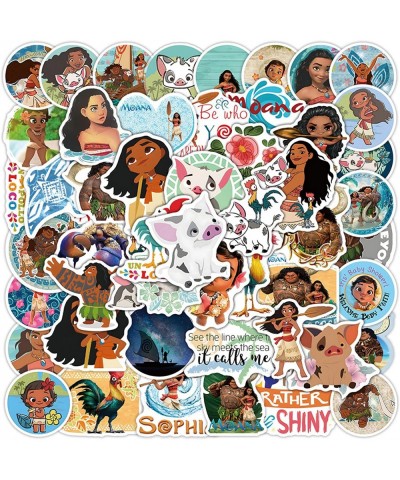 50Pcs Cartoon Moana Sticker Decals Cute Cartoon Movie Film Aesthetic Vinyl Stickers for Water Bottles Tumbler Luggage Skatebo...