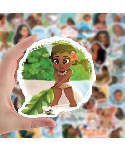 50Pcs Cartoon Moana Sticker Decals Cute Cartoon Movie Film Aesthetic Vinyl Stickers for Water Bottles Tumbler Luggage Skatebo...