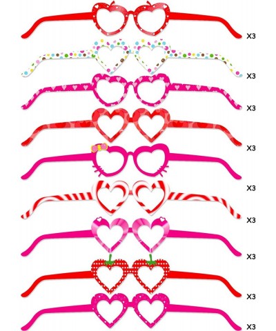 115Pcs Valentines Day Party Favors for Kids Valentines Heart Stamps Heart Glasses Temporary Tattoos Heart Stickers Assorted T...