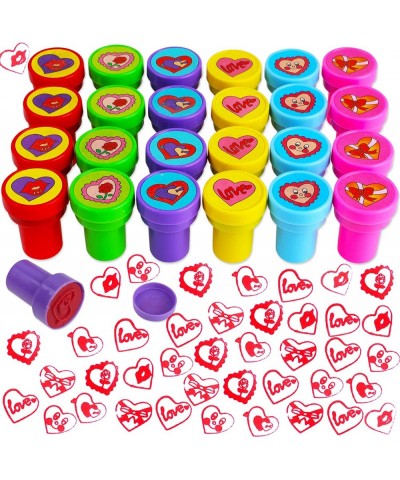 115Pcs Valentines Day Party Favors for Kids Valentines Heart Stamps Heart Glasses Temporary Tattoos Heart Stickers Assorted T...