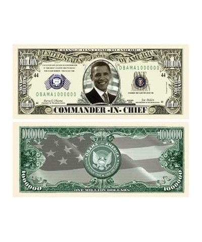 (5) Barack Obama Million Dollar Bill $14.90 Gags & Practical Joke Toys