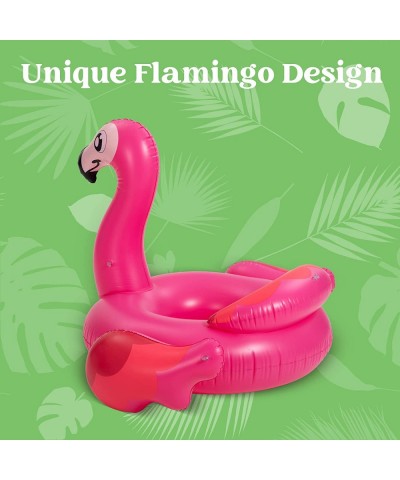 Inflatable Flamingo Tube Pool Float Fun Beach Floaties Swim Party Toys Summer Pool Raft Lounge for Adults & Kids with Head Re...