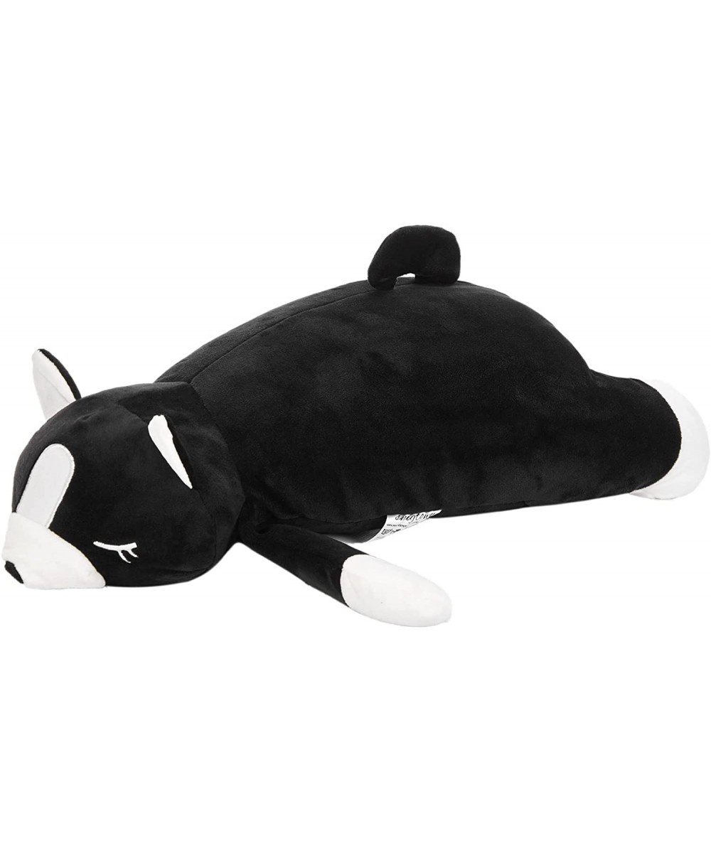 Cute Plush Sleepy Black Bear Animal Toy Soft Hugging Pillow for Kids $29.26 Kids' Plush Toy Pillows