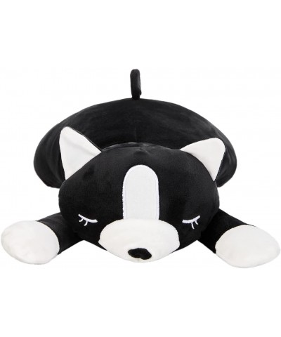 Cute Plush Sleepy Black Bear Animal Toy Soft Hugging Pillow for Kids $29.26 Kids' Plush Toy Pillows