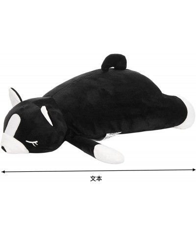 Cute Plush Sleepy Black Bear Animal Toy Soft Hugging Pillow for Kids $29.26 Kids' Plush Toy Pillows