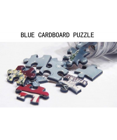 Mini Puzzles Mini Puzzles for Kids Party Favors 150 Piece Puzzles Small Puzzles in a Tube Blue Paper Puzzle Christmas Eve Pup...