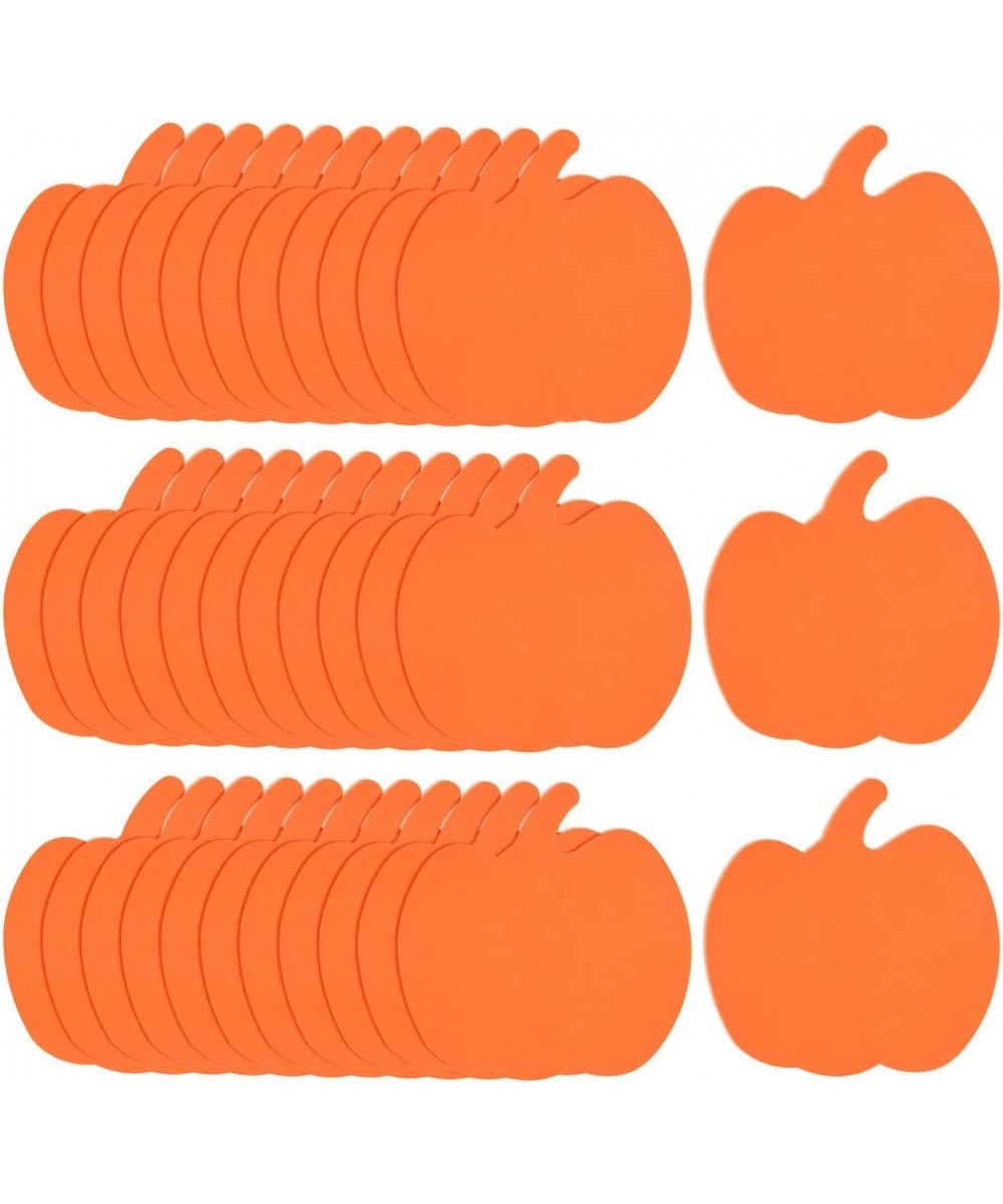 50pcs Foam Halloween Pumpkins Halloween Crafts Kit Foam DIY Pumpkin Decorating Pumpkin Shaped Foam Large Halloween Foam Pumpk...