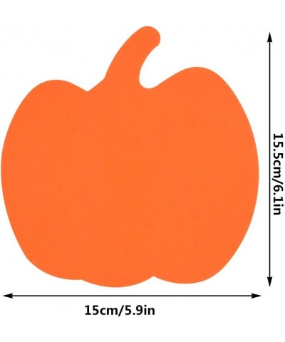 50pcs Foam Halloween Pumpkins Halloween Crafts Kit Foam DIY Pumpkin Decorating Pumpkin Shaped Foam Large Halloween Foam Pumpk...