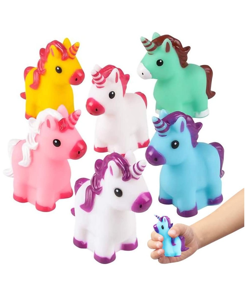 Unicorn Rubber Toys for Kids - Pack of 12 - Unicorn Birthday Party Favors and Supplies 2 Inch Floating Bath and Pool Water To...