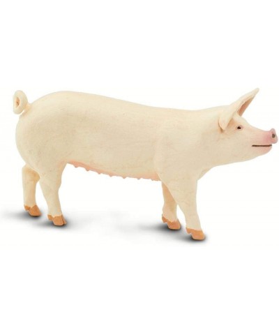 Safari Farm - Large White Pig - Quality Construction from Phthalate Lead and BPA Free Materials - for Ages 3 and Up $15.54 Ki...