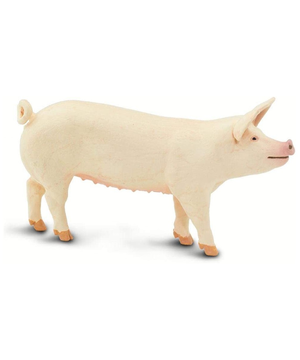 Safari Farm - Large White Pig - Quality Construction from Phthalate Lead and BPA Free Materials - for Ages 3 and Up $15.54 Ki...