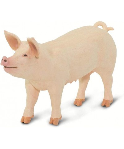 Safari Farm - Large White Pig - Quality Construction from Phthalate Lead and BPA Free Materials - for Ages 3 and Up $15.54 Ki...