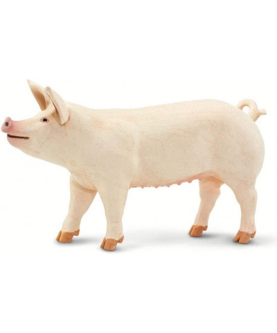 Safari Farm - Large White Pig - Quality Construction from Phthalate Lead and BPA Free Materials - for Ages 3 and Up $15.54 Ki...