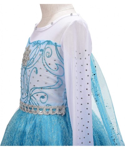 Girls' Ice Princess Dress Costume Birthday Halloween Christmas Fancy Party Outfit Size 2-12 $35.20 Kids' Costumes