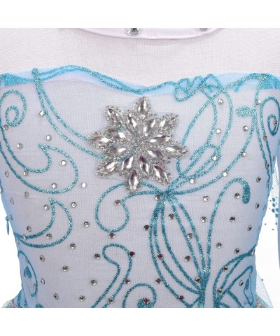 Girls' Ice Princess Dress Costume Birthday Halloween Christmas Fancy Party Outfit Size 2-12 $35.20 Kids' Costumes