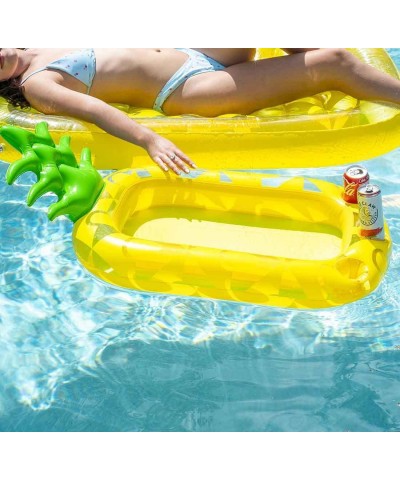 Inflatable Pineapple Drink Holder Pool Party Drink Float for Water Fun $18.75 Swimming Pool & Outdoor Water Toys