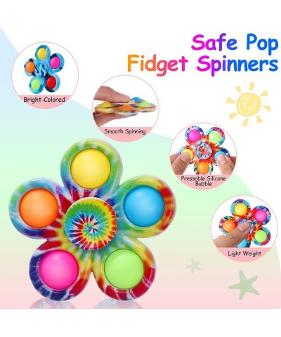 Party Favors Fidget Toys Pop Fidget Spinner 6 Packs Simple Popper Popping Bubble Easter Basket Stuffers Stocking Stuffers Goo...