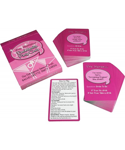 I've Never Bachelorette Party Cards – Fun Party Game for The Bride and Bridal Party $21.56 Card Games