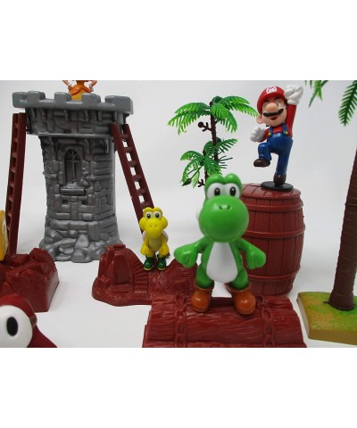 Super Mario Brothers 17 Piece Playset Featuring Random Mario Character Figures and Accessories $50.71 Play Figure Playsets