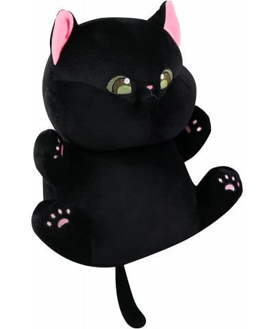 Black Cat Stuffed Animals Christmas Plush 12" Kitten Kawaii Plush Pillow Black Cat Pillow Black Cat Plushie Cute Cat Plushie ...